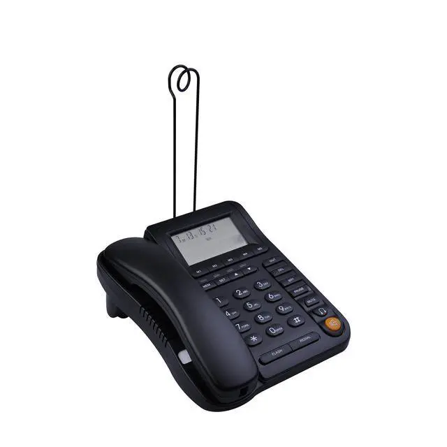 Alt view image 3 of 5 - Home Office Corded Phone with Caller ID, LK-P017B Call Center Phones with Headset, Landline Telephone for Business Desktop Phone with Extra-Large Buttons and Display Screen