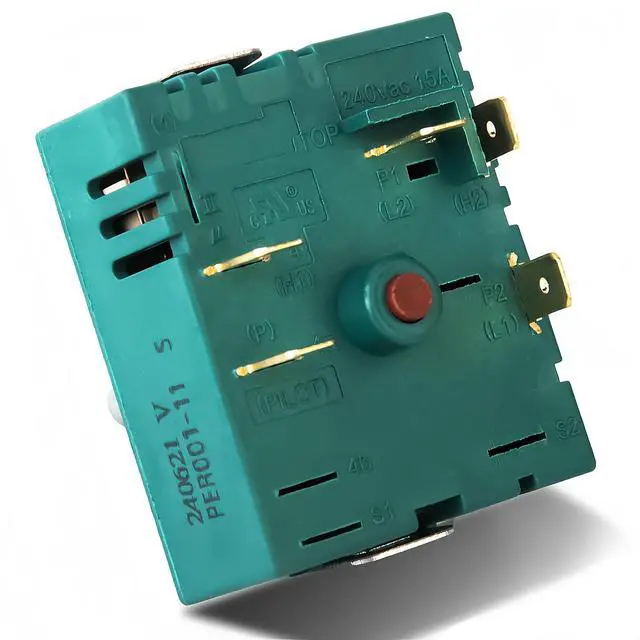 Alt view image 2 of 7 - DG44-01005B Dual Range Infinite Control Switch,Replaces DG44-01005A.Fit for Samsung Oven/Stove.Original production number PER001-11 S, PER001-01 S, PER001-01 B