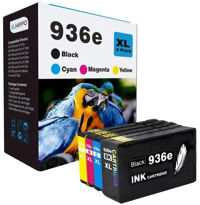 Main image of 936XL 936 Ink Cartridges Combo Pack: Replacement for HP 936e Ink 936XL Black and 936 Color Combo Pack for HP OfficeJet Pro 9125e 9120e 9730e 9130 9135e 9122e 9128e 9110b 9120b 9130b 9130e Printer