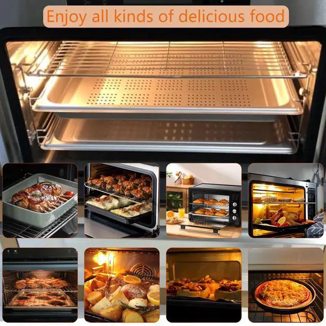 Alt view image 6 of 6 - 24 1/8" Oven parts Shelves Grates Replacement for Whirlpool Range Oven Rack W10268578 WPW10268578 W11520287 W11173792 ACR2303MFW0 AER3311WAW1