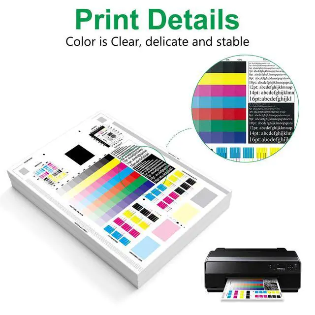 Alt view image 4 of 6 - Replacement 970xl 971xl Ink Cartridges, 970 971 Ink with V8 Chips Compatible for Officejet Pro X576dw X476dw X476dn X451dn X451dw X551dw Printer