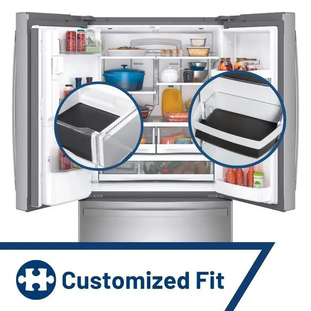 Alt view image 3 of 7 - Appliances Refrirator Drawer & Bin Liners with Microban for Standard Depth Refrirators Durable, Easy-Clean, Anti-Microbial Protection