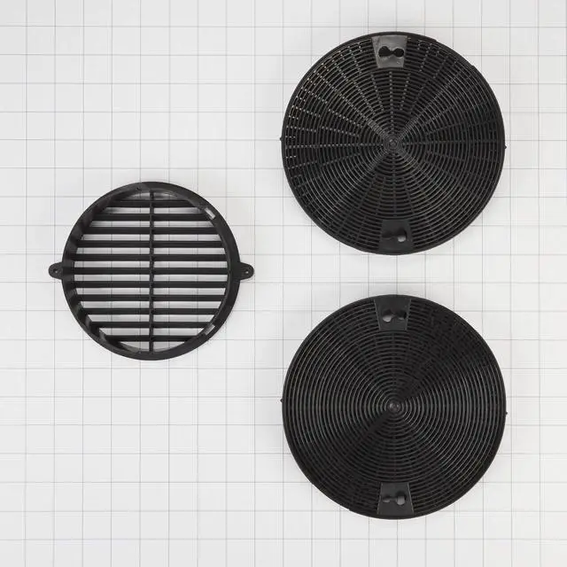 Alt view image 2 of 4 - W10490330 Genuine OEM Recirculation Kit for Range Wall Hoods, Black Replaces 22684430, PS4704698