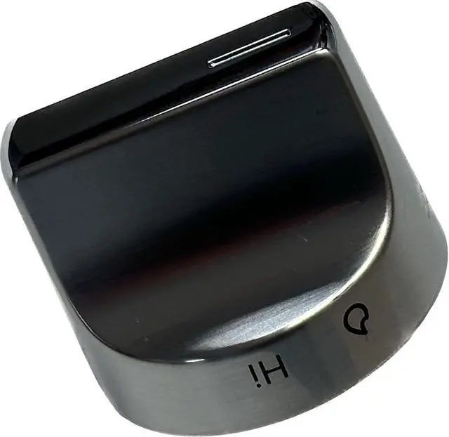 Alt view image 4 of 5 - W11620567 Stainless Control Knob Compatible With Whirlpool Ranges AP7194930, W11510456