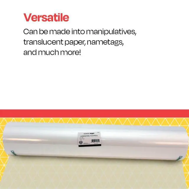 Alt view image 5 of 7 - Laminating Film Roll, 25 Inches x 500 Feet, 3 Mil Thick, High Gloss | 1-roll, 3 mil Thick, High Gloss