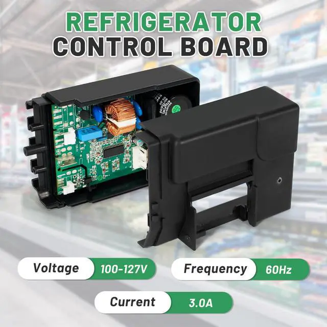 Alt view image 3 of 6 - Refrigerator Control Board Compatible with Donper 105-01-Y18-R 36-D-V717 105-01-Y18-A 00-D-V241 Fridge Freezer Parts, 100-127V 60Hz Fridge Circuit PCB