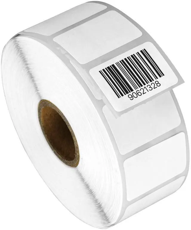 Main image of Direct Thermal Label, 1.25" x 0.85", 1" Core, 20 Rolls, 1500/Roll | Compatible with Rollo & Zebra Desktop Printers, Permanent Adhesive, Perforated, Postage QR Barcode Shipping Sticker