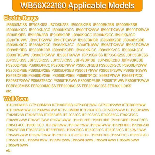 Alt view image 4 of 7 - WB56X22160 Range Oven Inner Door Glass for GE Range/Wall Oven/Electric Oven | Double-Layer Glass, Replacement Part Numbers WB55T10154, WB56T10152, WB56X26391, WB55T10191, 3379163