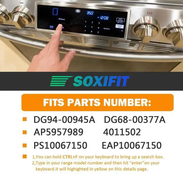 Alt view image 4 of 7 - (5Pcs) DG94-00945A/DG68-00377A for Samsung Gas Stove Surface Burner Control Knobs Replacements X58H9500WS/AA-00/01/02/03, NX58H9950WS/AA-01, NX58H9500WS/AC-01, NY58J9850WS/AA-02,Replace Part