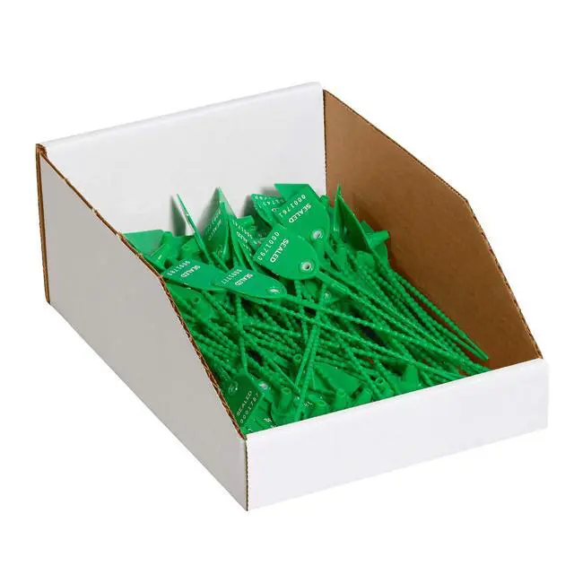 Alt view image 3 of 5 - 8x24x4.5 Open Top Bin Boxes for Storage & Organization, 50-Pack | Open Top Bin Boxes 8"L x 24"W x 4.5"H Corrugated Cardboard for Storage & Organization, 50-Pack