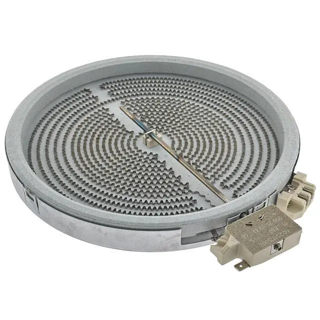 Alt view image 3 of 6 - 389082702 Range Cooktop 8"/5" Dual Radiant Surface Element Burner 2200/1000W 9 inch, Compatible with Frigidaire Kenmore GE, Replaces 316049703, 316049705, 316049707, 318178001, WB30X24134