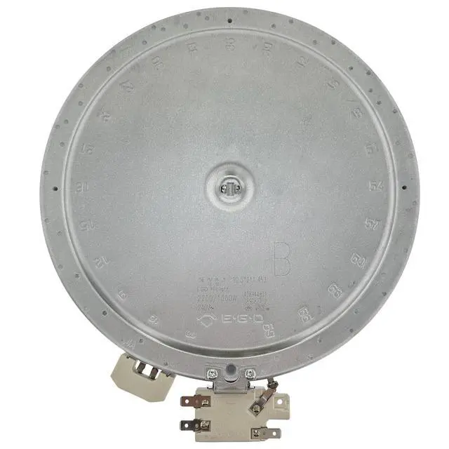 Alt view image 4 of 6 - 389082702 Range Cooktop 8"/5" Dual Radiant Surface Element Burner 2200/1000W 9 inch, Compatible with Frigidaire Kenmore GE, Replaces 316049703, 316049705, 316049707, 318178001, WB30X24134