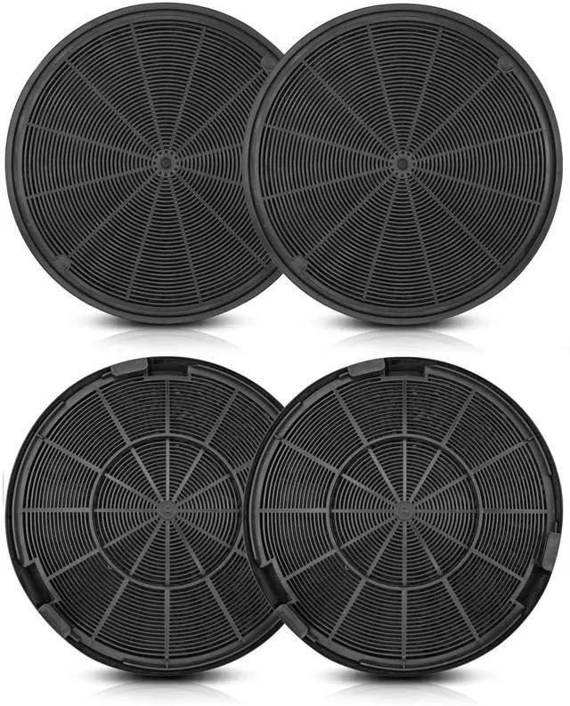 Main image of JXCF72 Charcoal Filter Fit for GE BOSCH Range Hood JVW5301BJ1TS, 4 Pcs | Replace WB02X24842 HUIF06UC 11013078, for JVW5301EJ1ES JVW5301EJ2ES JVW5301FJ1DS, Carbon Filter