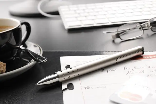 Alt view image 2 of 5 - swift Palladium - modest rollerball pen with a smooth writing experience - robust metal casing & line width B M 66 rollerball refill in blue