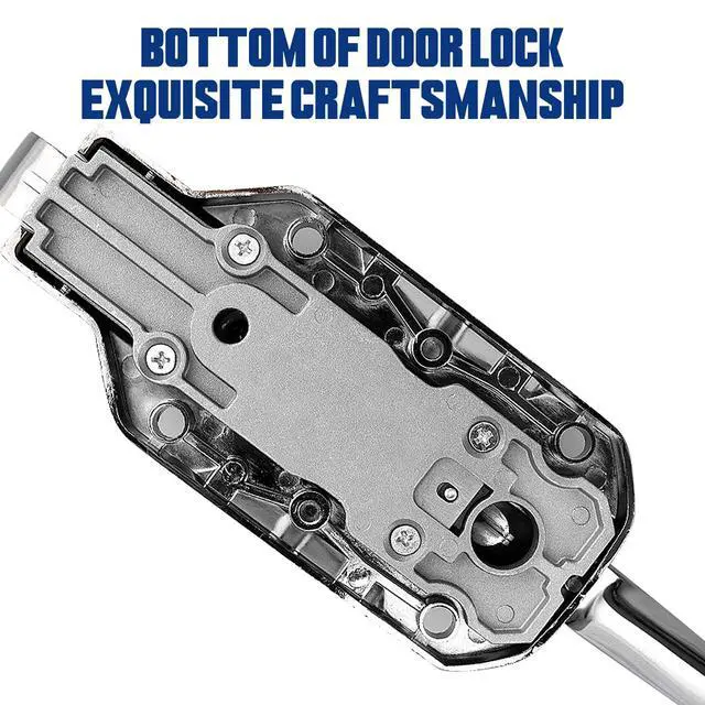 Alt view image 5 of 7 - Walk in Cooler Door Handle, Freezer Door Latch | Zinc Alloy Refrigerator Door Lock for Heavy Duty Commercial Freezer Laboratory