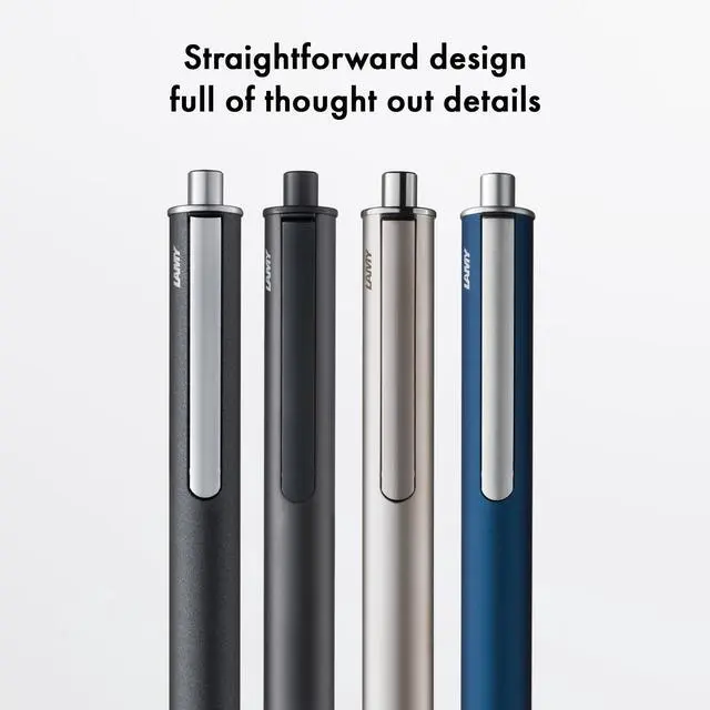 Alt view image 5 of 5 - swift Palladium - modest rollerball pen with a smooth writing experience - robust metal casing & line width B M 66 rollerball refill in blue