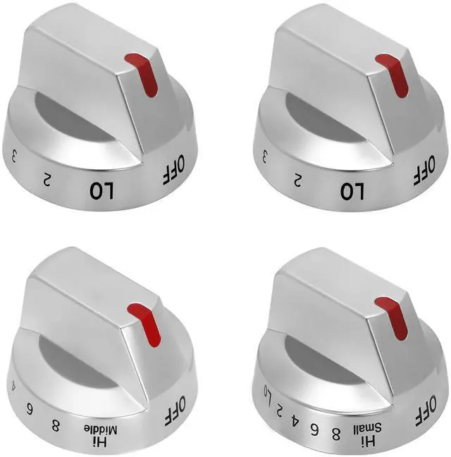 Main image of DG94-04397D 3 Ring Burner knob DG94-04397C DG94-04397B for Samsung | NE63BB851112AA NE63BB871112AA Electric Stoves 2 Knobs Single Burner 1 knob Dual Burner 1 knob Triple Burner