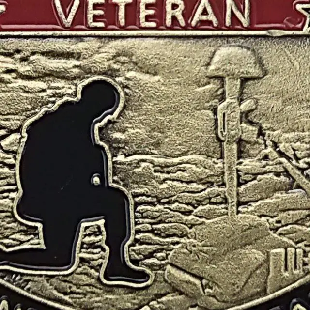Alt view image 5 of 7 - 82 PCS US Military Challenge Coin Veteran Coin - Stand for The Flag, Kneel for The Fallen