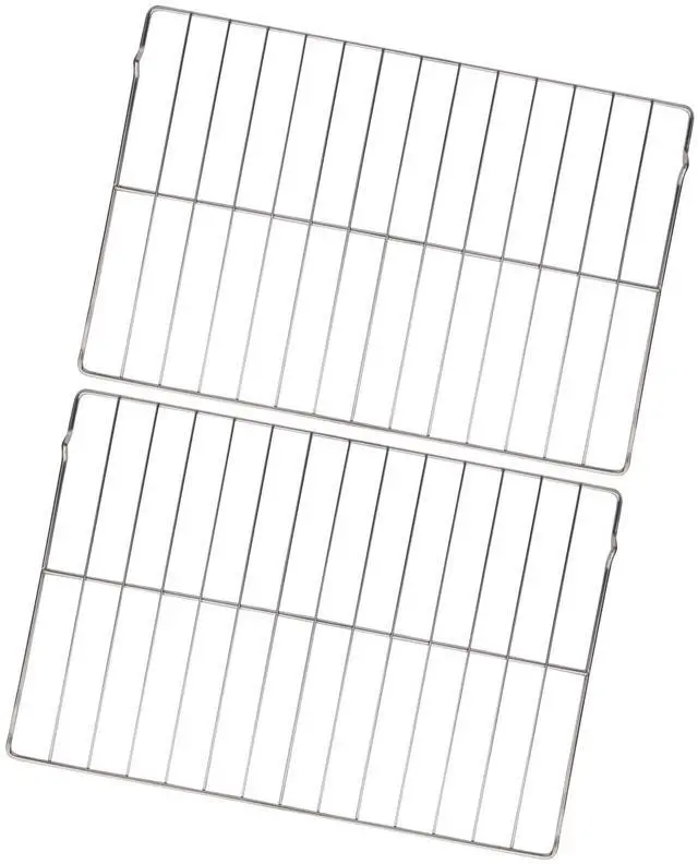 Main image of UPGRAGED 316067902 Oven Rack Replacement for Frigidaire Kenmore Range Stove Oven Parts 316069800 23" x 16" 304 Stainless Steel Rack Flat Frigidaire Range Oven Wire Rack 2 Pack