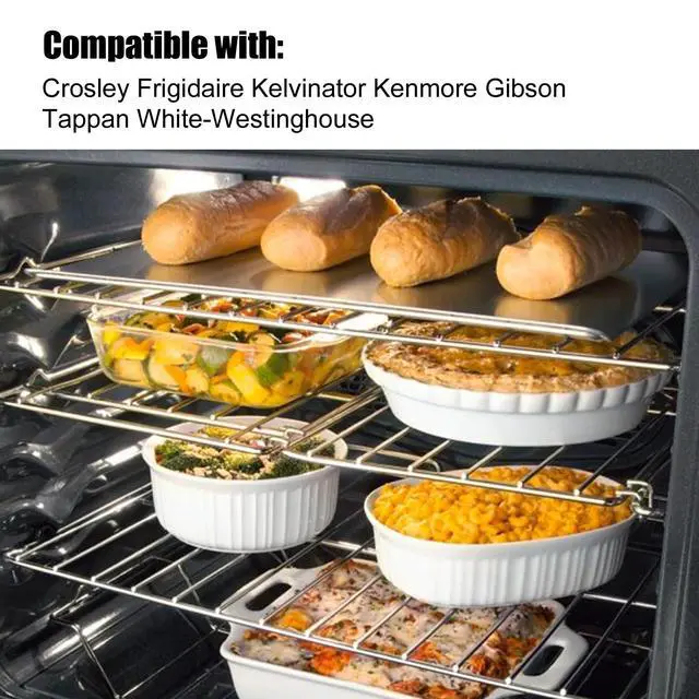 Alt view image 6 of 7 - UPGRAGED 316067902 Oven Rack Replacement for Frigidaire Kenmore Range Stove Oven Parts 316069800 23" x 16" 304 Stainless Steel Rack Flat Frigidaire Range Oven Wire Rack 2 Pack