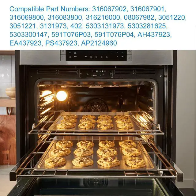 Alt view image 7 of 7 - UPGRAGED 316067902 Oven Rack Replacement for Frigidaire Kenmore Range Stove Oven Parts 316069800 23" x 16" 304 Stainless Steel Rack Flat Frigidaire Range Oven Wire Rack 2 Pack