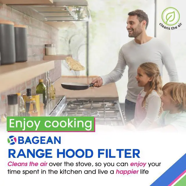 Alt view image 6 of 6 - Stove Hood Vent Filter 11.75 x 9.40 SB08087294 Compatible with Broan Range Hood Filter Replacement - Aluminum Screen for Kitchen Overhead Fan - Blocks Grease & Filters over Oven Air (2-Pack)