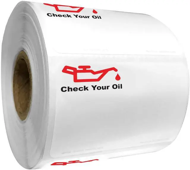 Main image of Oil Can Stock Logo Labels, Compatible with Indy 2 PRO Printer, 500 Count