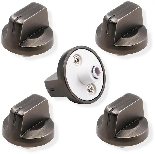 Main image of DG94-01480A Electric Stove Knobs Replacement for Samsung Range Stove Parts NZ30K6330RG/AA, NZ36K6430RS/AA, NZ30K6330RS/AA, NZ36K6430RG/AA Oven Knobs 30 36 Inch Top Cooktop Surface Burner Knob - 5 Pack
