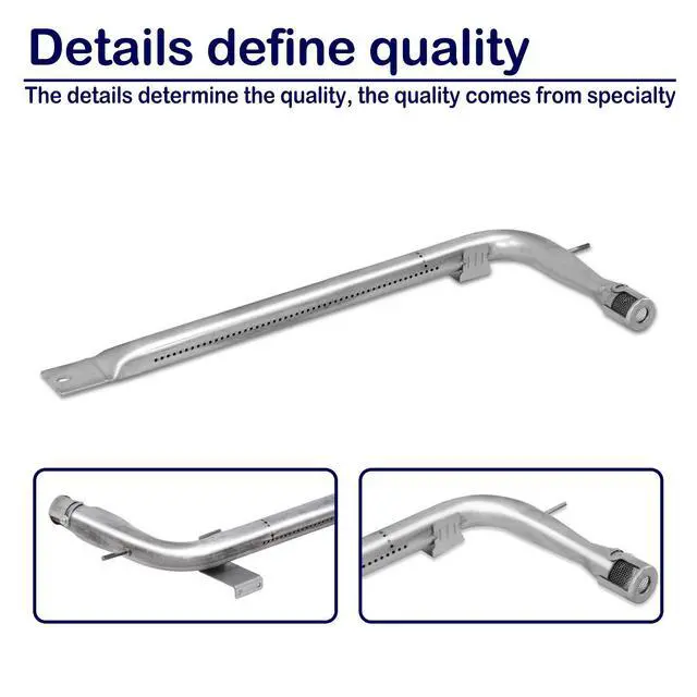 Alt view image 5 of 5 - Burner Tube for Viking Appliance Oven Burner EVGIC305 VGIC365 VGRC605 VGSS480 Viking Range Parts, PB050012, 2-Pack Pb050009 Stainless Steel Gas Replacement Parts