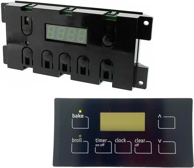 Alt view image 4 of 5 - 316455430, 316455520, Range Oven Control Board Replacement | for range oven stove with new Overlay frontcover included, also fit for 316455570,316455520, compatible with 316455410