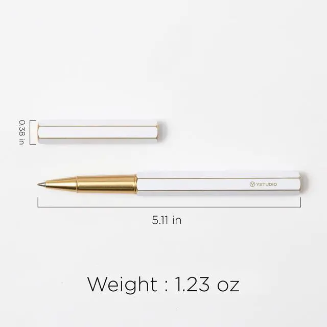 Alt view image 4 of 7 - Classic Revolve Rollerball Pen,Stunning Luxury Lacquer,Gilded Nib(Fine),German Schneider Ink Converter, Fancy Gift for Men&Women-Elegant, Executive,Nice Pens for Writing-white