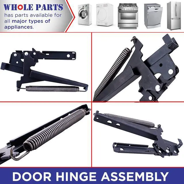 Alt view image 5 of 7 - Upgraded Range Door Hinge Assembly Part # PC020126 - Replacement & Compatible with Some Viking Gas Ranges/Ovens - Replaces AP5315887, 952741 - Non-OEM Appliance Parts & Accessories