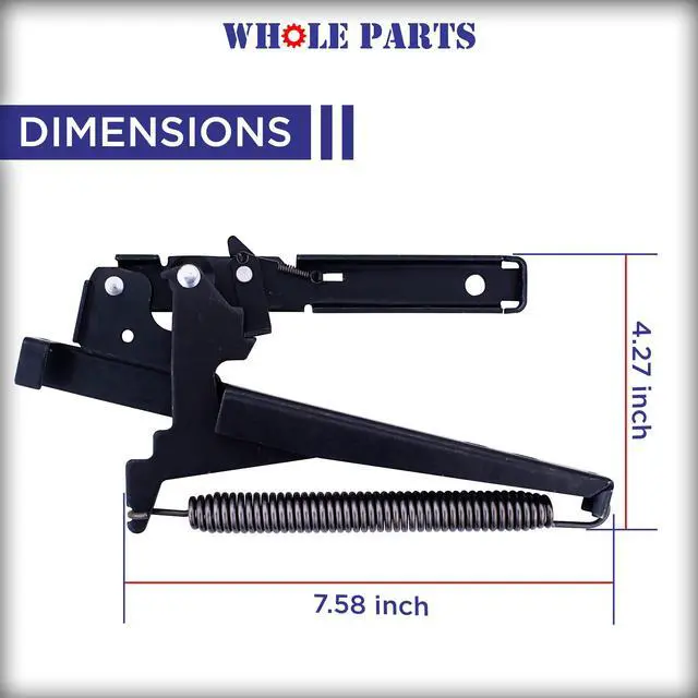 Alt view image 7 of 7 - Upgraded Range Door Hinge Assembly Part # PC020126 - Replacement & Compatible with Some Viking Gas Ranges/Ovens - Replaces AP5315887, 952741 - Non-OEM Appliance Parts & Accessories