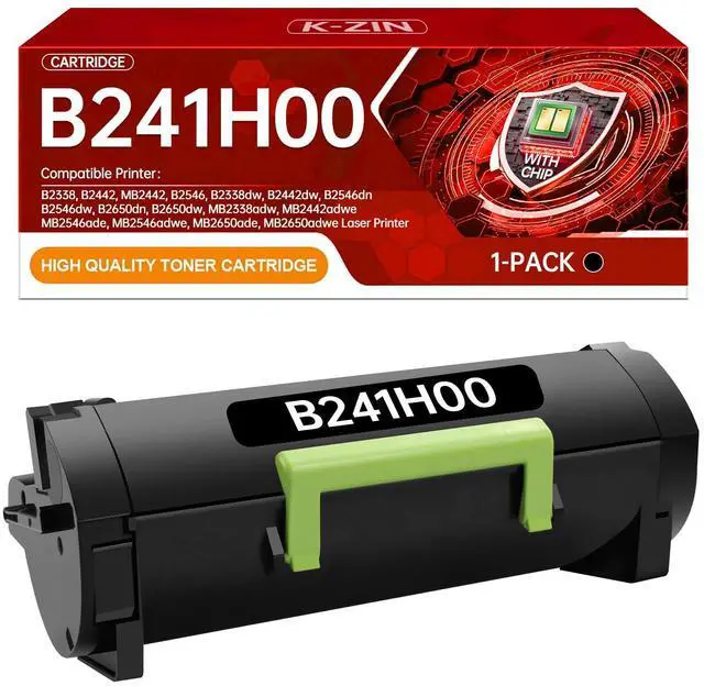 Main image of B2442 B241H00 Black Toner Cartridge with Chip, 6500 Pages High Yield | Compatible with Lexmark B2442dw B2546dn B2650dn MB2442adwe MB2546ade MB2650adwe, Replace B231000