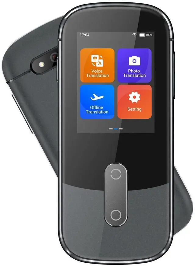 Main image of Offline Language Voice Translator Device W09 PRO for 144 Languages and Accents Photo Translation No WiFi Internet Needed for Travel Business W09 Grey