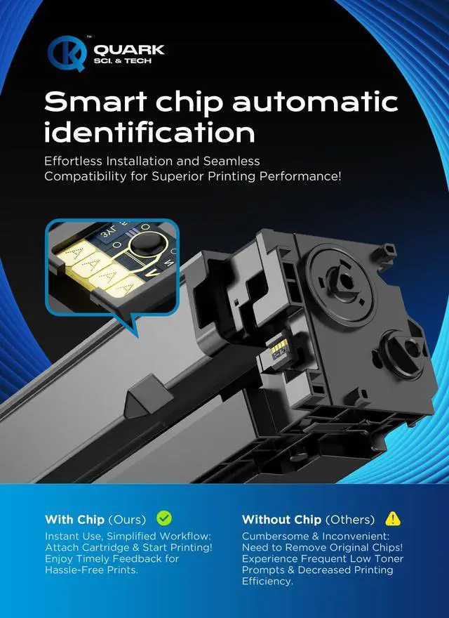 Alt view image 7 of 7 - 215A Toner Cartridges 4-Pack (with Chip) High Yield Compatible with HP 215A | W2310A W2311A W2312A W2313A Compatible with HP Color LaserJet Pro MFP M182nw M183fw M183n M155a M155nw M155dw (BK/C/M/Y)