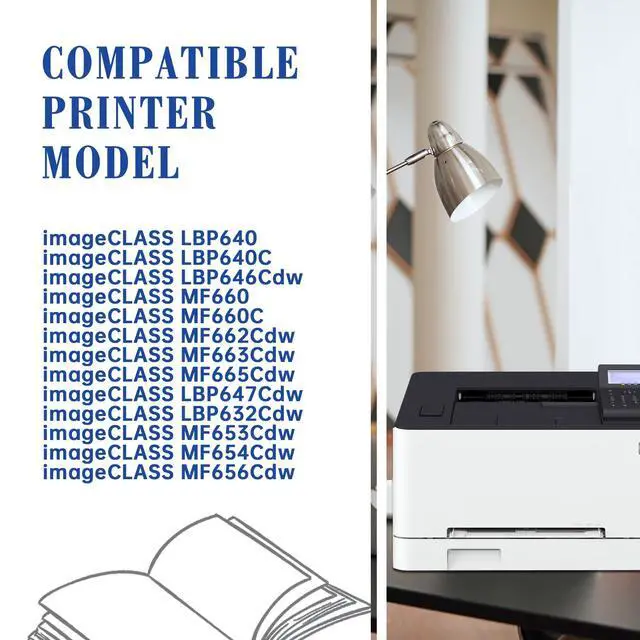 Alt view image 2 of 6 - Twin Pack 075H 075 MF660 LBP640 Replacement for Canon 075 075H Toner Cartridge Compatible with Canon Color imageclass MF665Cdw, MF663Cdw, MF662Cdw, LPB647Cdw, LBP646Cdw Printer2 Black