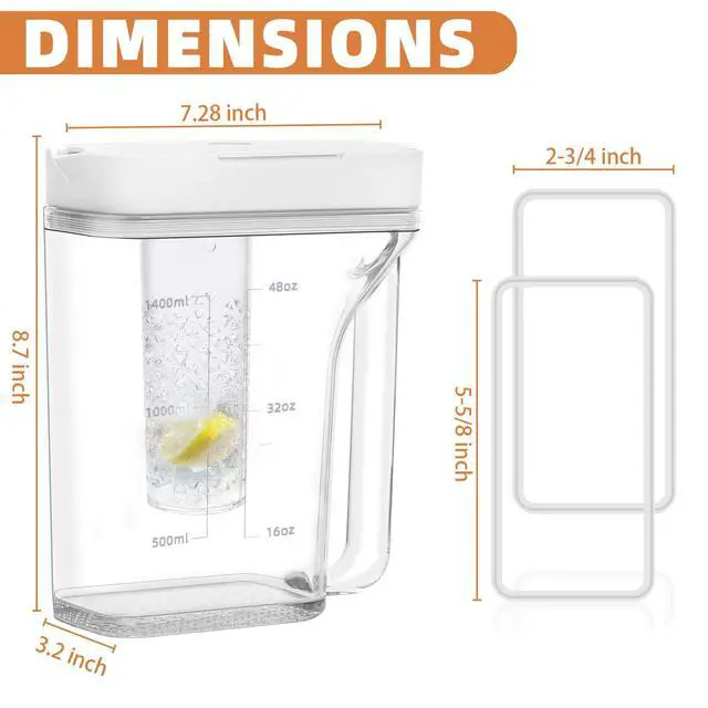Alt view image 6 of 7 - DA97-20587B Refrigerator Water Pitcher for Samsung Modes RF28T5021SR | Water Tank Assembly Compatible with Samsung Refrigerator Models RF28T5021SR RF28T5021SG
