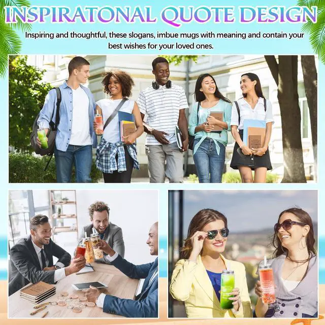 Alt view image 6 of 6 - 120 Pcs Employee Appreciation Gifts Bulk Thank You Gifts Set 17 oz Clear Cups Inspirational Spiral Notebooks with Motivational Pens Keychain Bag for Teacher Team Coworker Staff(Thank You)