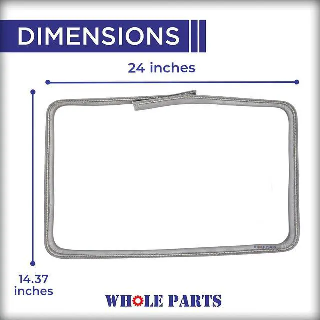 Alt view image 2 of 6 - Upgraded Range Oven Svc-Door Seal Gasket (With Hard Frame), Part# DE81-09947A - Replacement & Compatible with Some Samsung and Dacor Ranges or Ovens