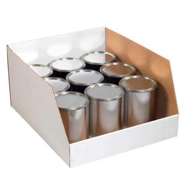 Alt view image 3 of 4 - Storage Bins Medium 10"L x 12"W x 8"H 25-Pack - Corrugated Cardboard Box for Packing, Moving, and Storage