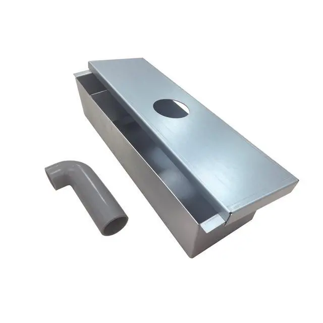 Alt view image 4 of 7 - Grease Box for Restaurant Canopy Hood Exhaust Fan Galvanized Sheet Hood Accessories for Restaurant