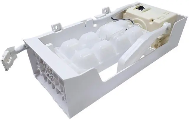 Main image of W11546935 Refrigerator Ice Maker with 5-Pin Male Connector W11359448 Ice Maker Assembly Fits for Whirlpool Amana Kenmore Replaces W11700250 W11633658