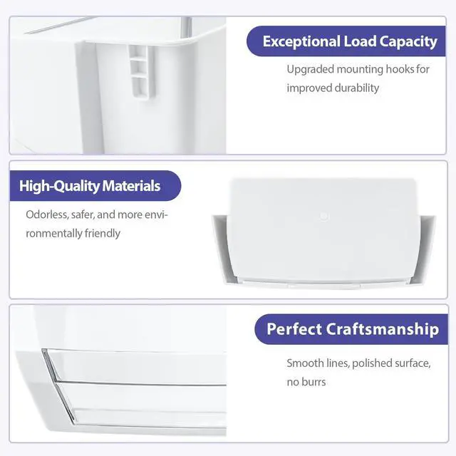 Alt view image 5 of 7 - WR02X12664 Door Shelf Bin Compatible With ge Refrigerator(some models,not all): PFSF6PKXABB, PFSF6PKXCBB, PFSF6PKXBB, Asm Guard Ref 1467815 Replacement PS2322799, DA63-03828A, WR02X13335, AP4344619