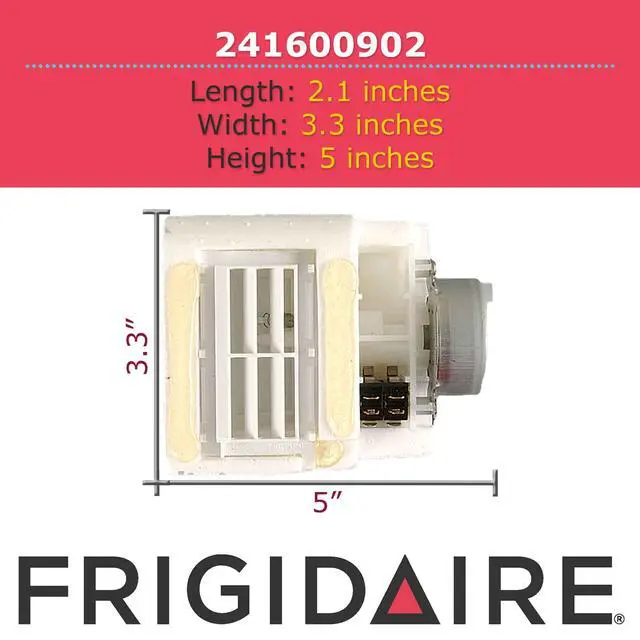 Alt view image 3 of 4 - 241600902 Genuine OEM Air Damper Control Assembly for Refrigerators