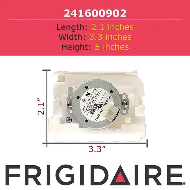 Alt view image 4 of 4 - 241600902 Genuine OEM Air Damper Control Assembly for Refrigerators