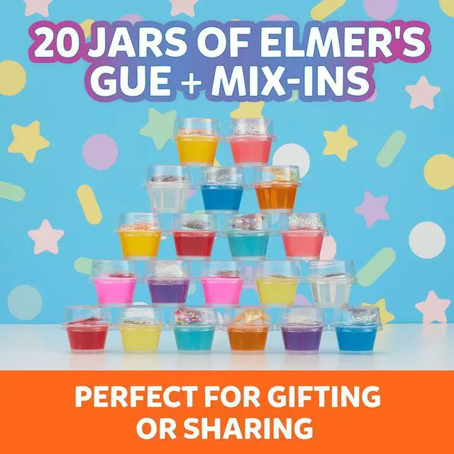 Alt view image 4 of 7 - 10 Days of GUE Pre-Made Slime Variety Pack, Sweet Retreat Countdown Calendar, Includes 20 Jars ofSlime and Unique Mix-ins, Assorted (Pack of 2)