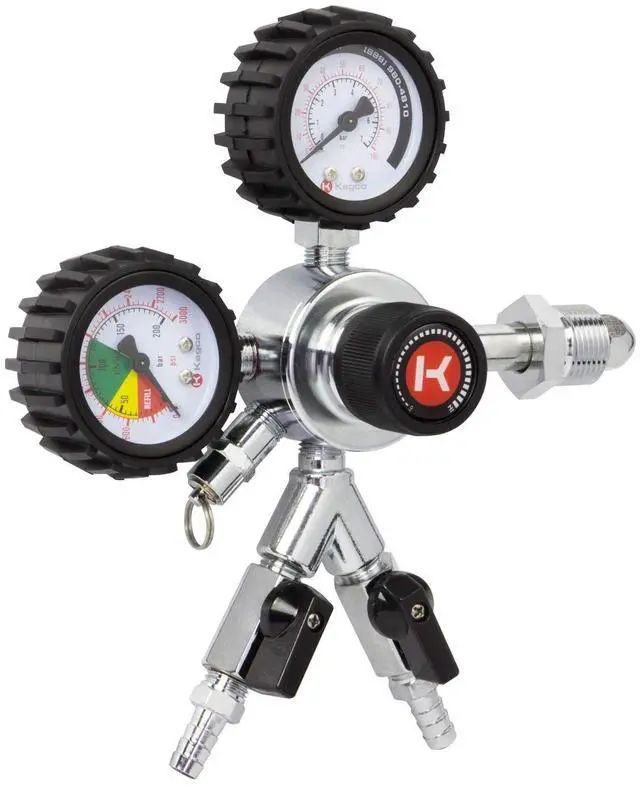 Main image of Premium Commercial Grade Dual Gauge Two Product Nitrogen Kegerator Regulator