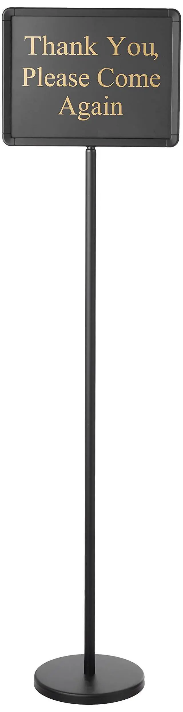 Alt view image 2 of 5 - HTS-60K 60" Hostess Sign with 15 Message Variations,Black