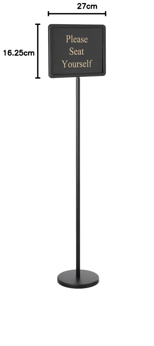 Alt view image 4 of 5 - HTS-60K 60" Hostess Sign with 15 Message Variations,Black